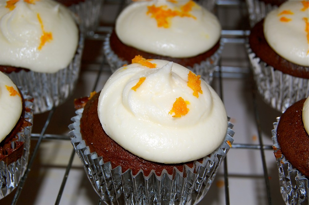 Orange Chocolate Cupcakes